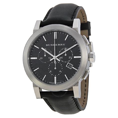 burberry chronograph leather|Burberry watch outlet.